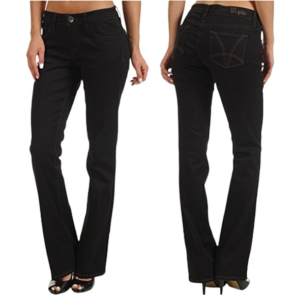 Kut from the Kloth Farrah Baby Bootcut Size 4 Black NWT - Picture 15 of 16